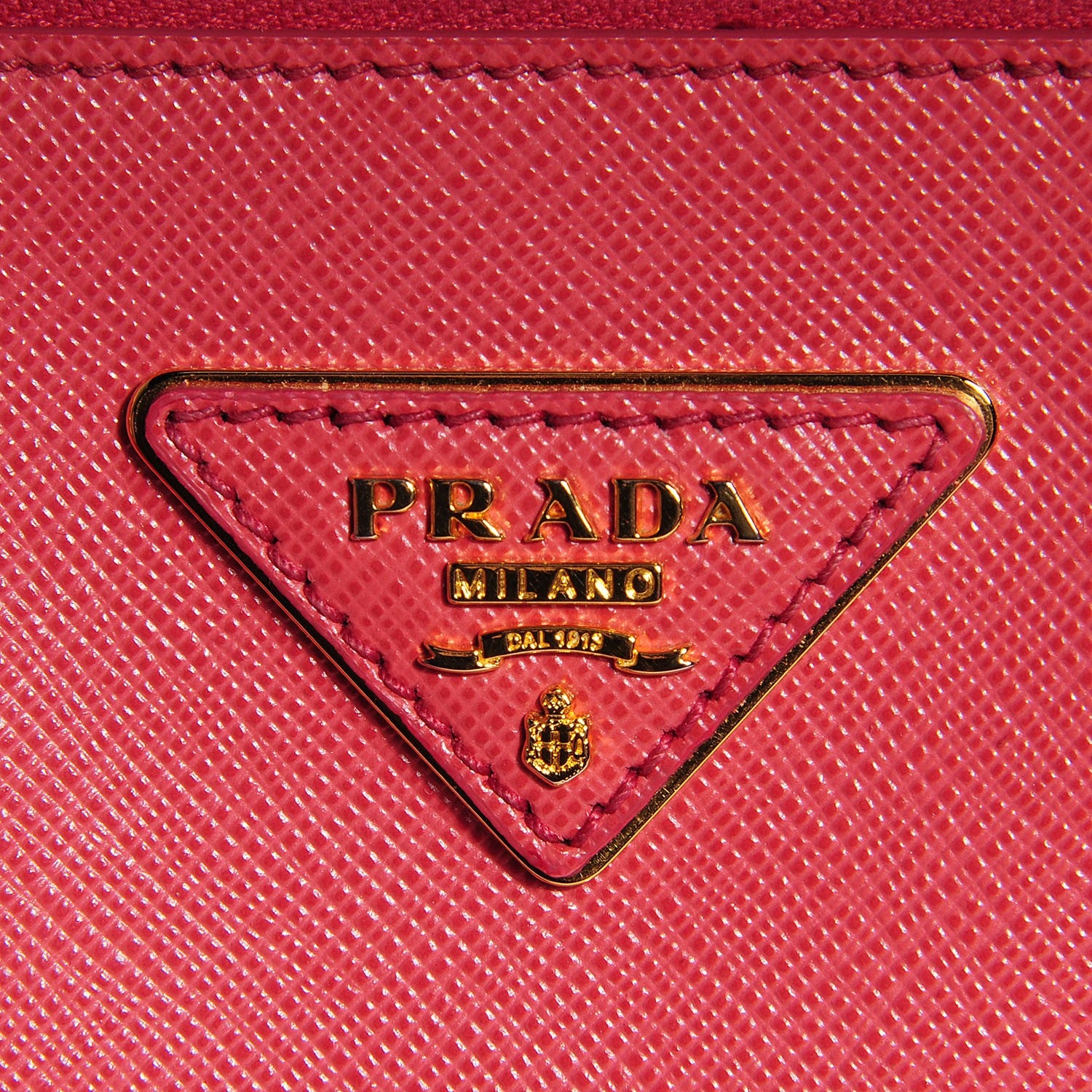 Prada Saffiano Lux Mini Double Zip Tote Tamaris 6 of 9