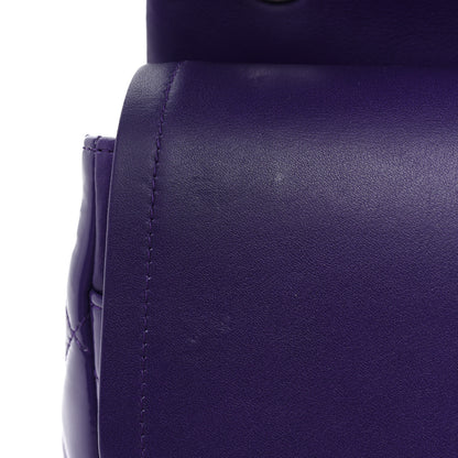 Chanel Patent Calfskin Quilted Jumbo Double Flap Purple 9 of 10