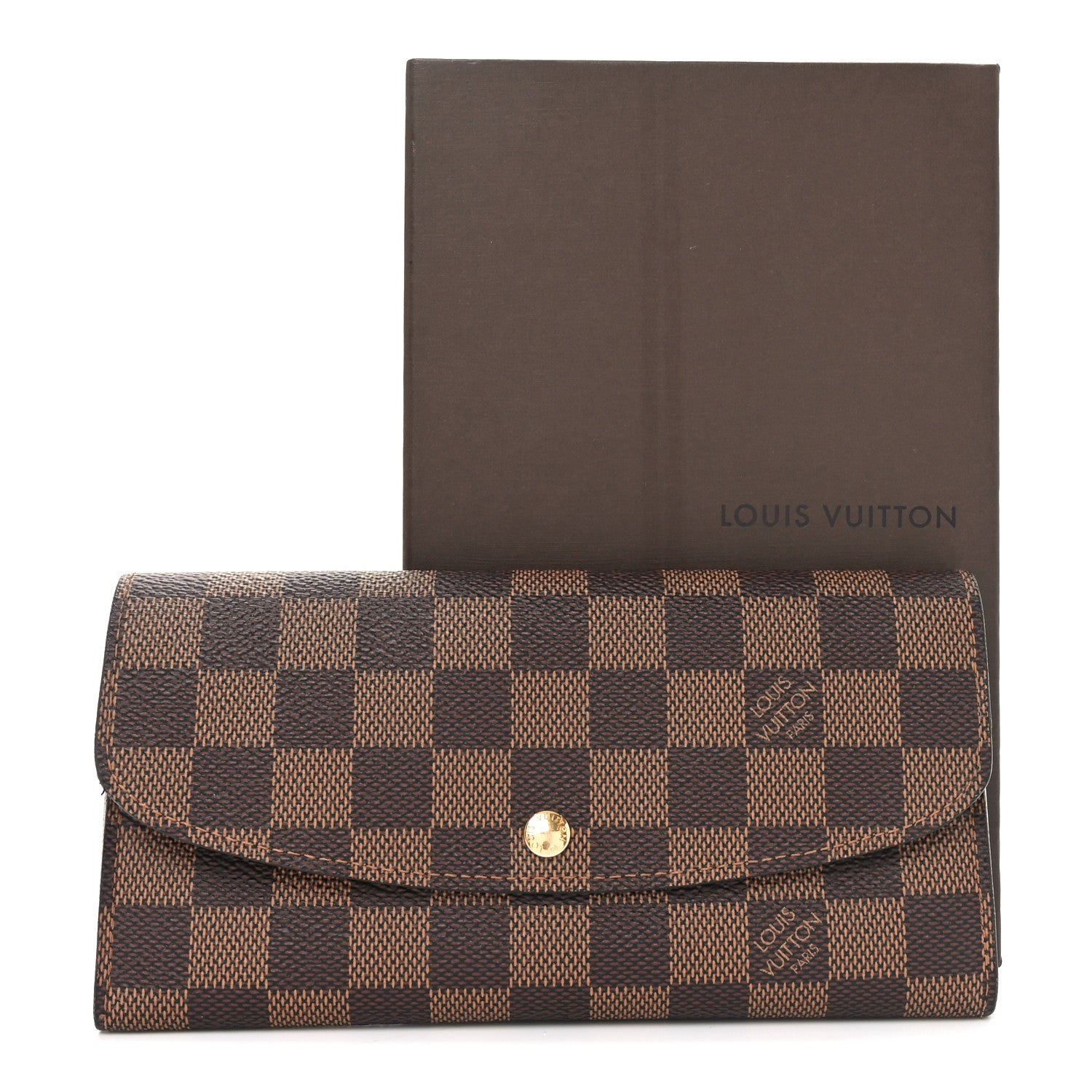 Louis Vuitton Damier Ebene Emilie Wallet 9 of 9