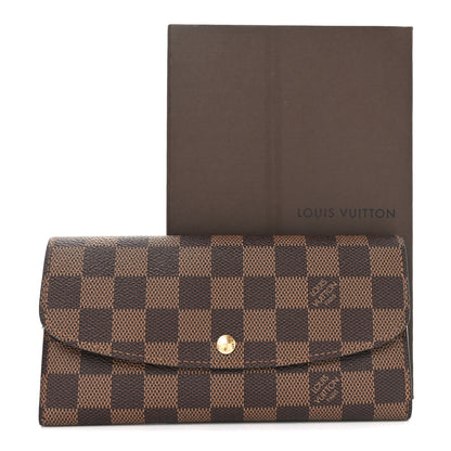 Louis Vuitton Damier Ebene Emilie Wallet 9 of 9