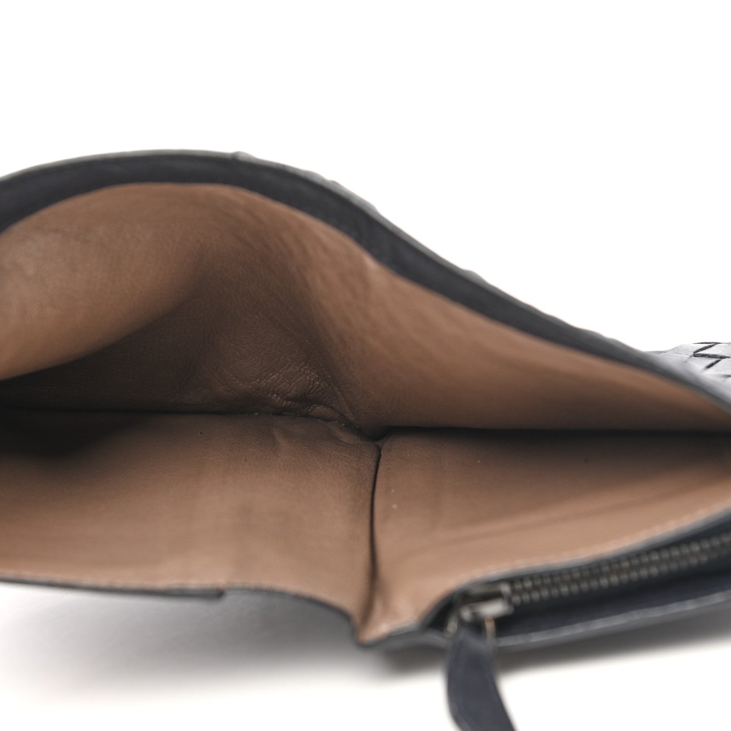 Bottega Veneta Nappa Intrecciato French Flap Wallet Black 6 of 14