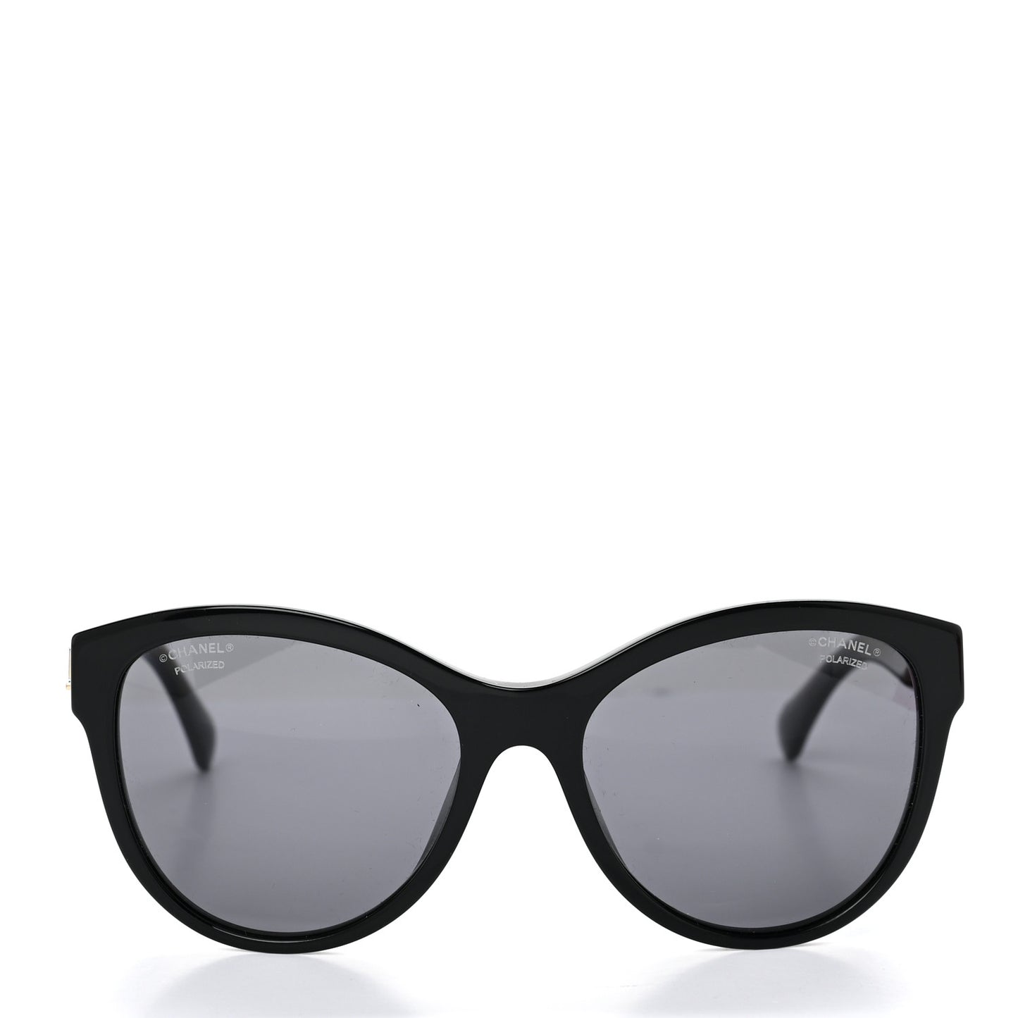 Acetate Pantos Logo Sunglasses 5458 Black