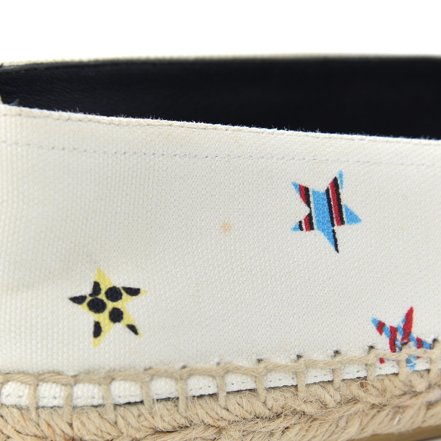 Saint Laurent Canvas Stars Espadrilles 37 16 of 17