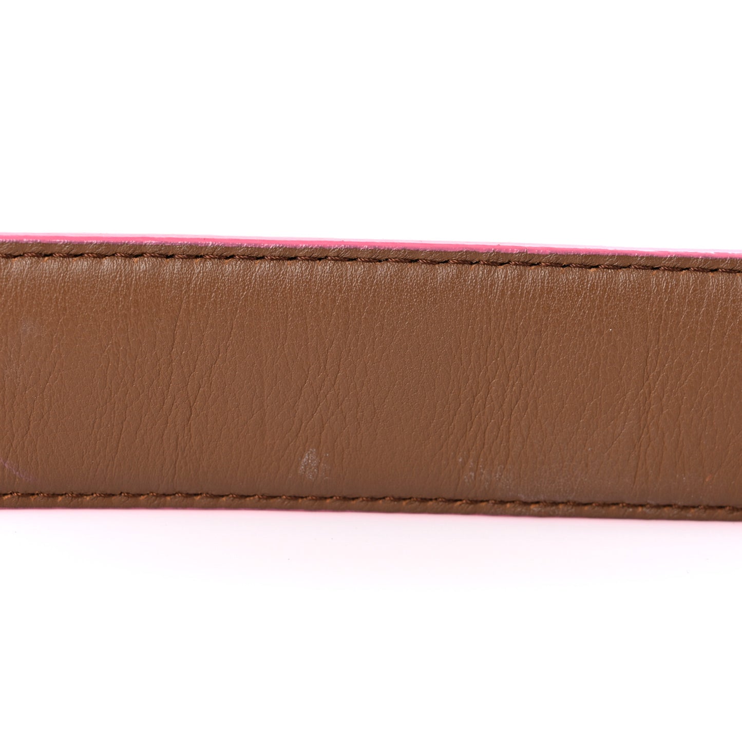 Vitello Dolce Plexiglass Bi-Color Studded Strap You Black Brownie Multicolor