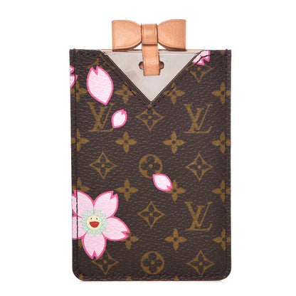 Louis Vuitton Monogram Cherry Blossom Mirror With Case Brown 1 of 8