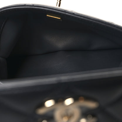 Chanel Lambskin Quilted Small Trendy CC Dual Handle Flap Bag Dark Grey 6 of 11