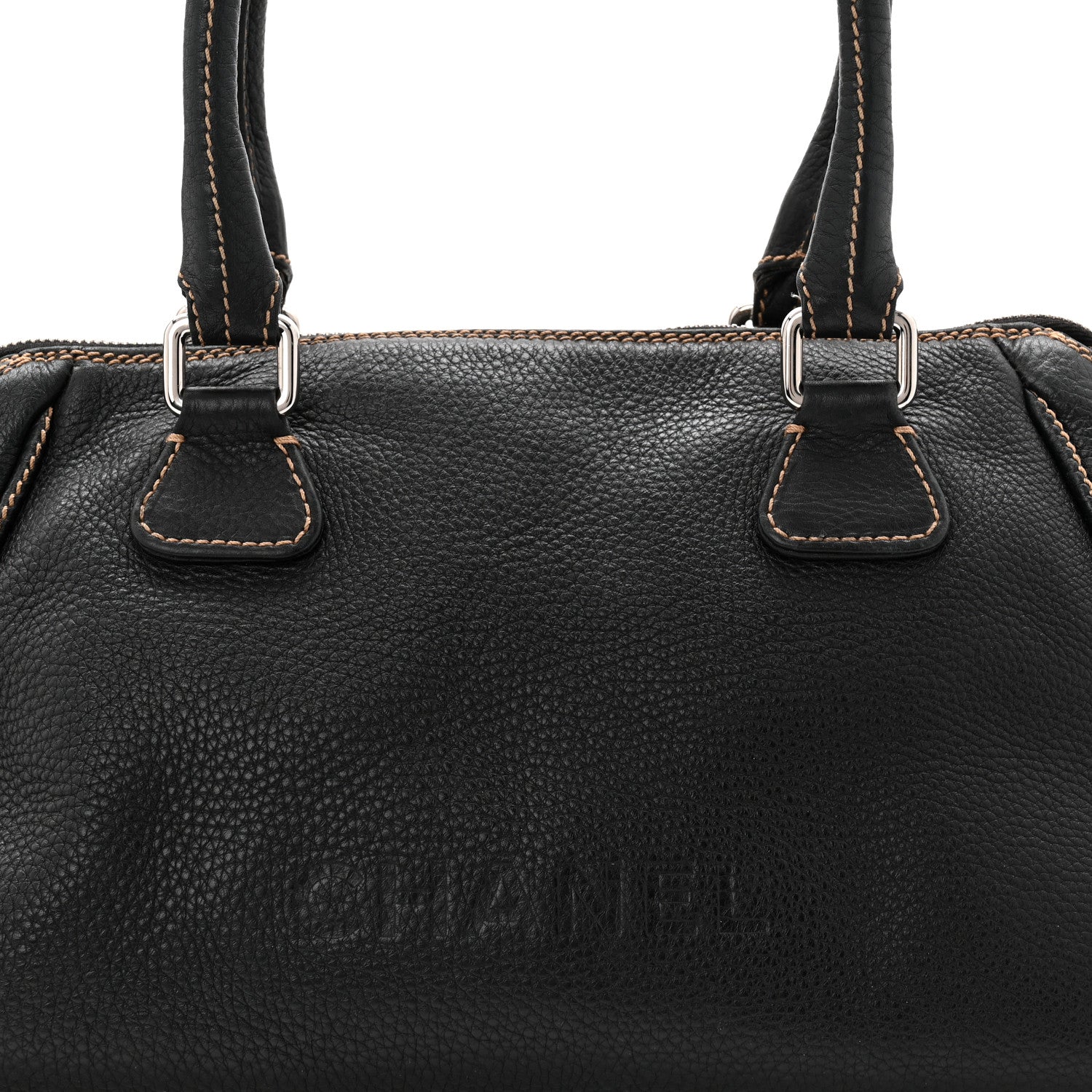 Chanel Calfskin Large Tassel Bowler Black 8 of 11