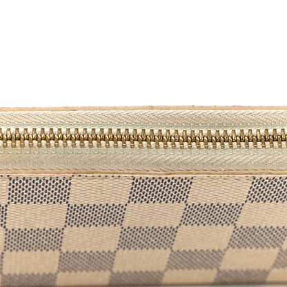Louis Vuitton Damier Azur Clemence Wallet Rose Ballerine 14 of 14