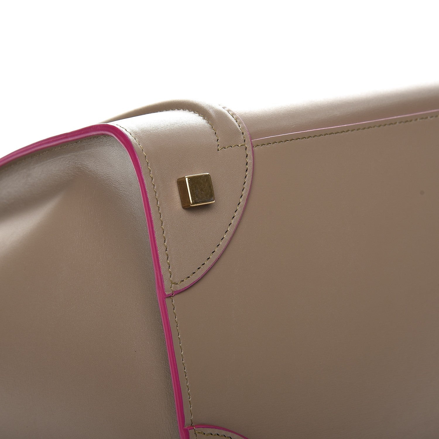 Celine Smooth Calfskin Mini Luggage Beige 9 of 10