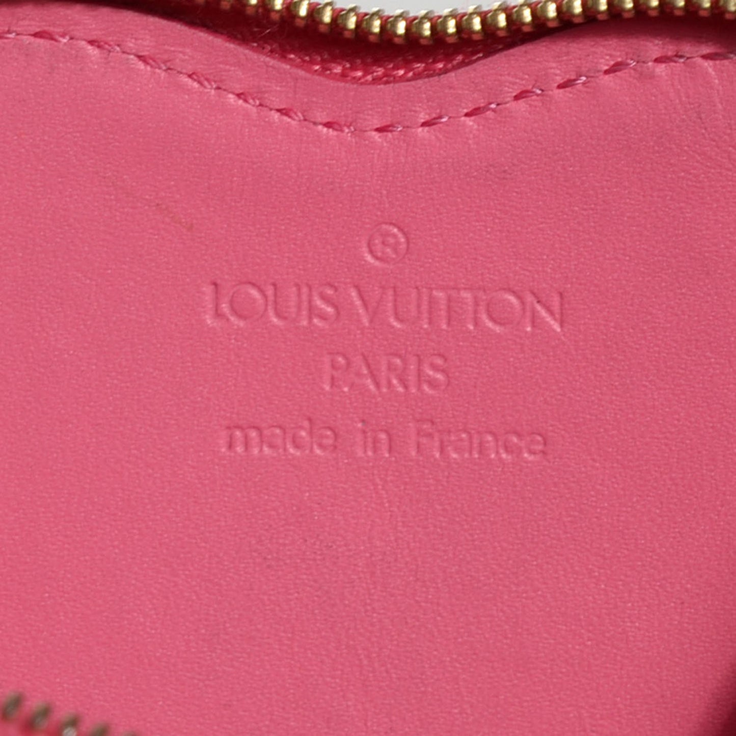 Vernis Heart Coin Purse Framboise