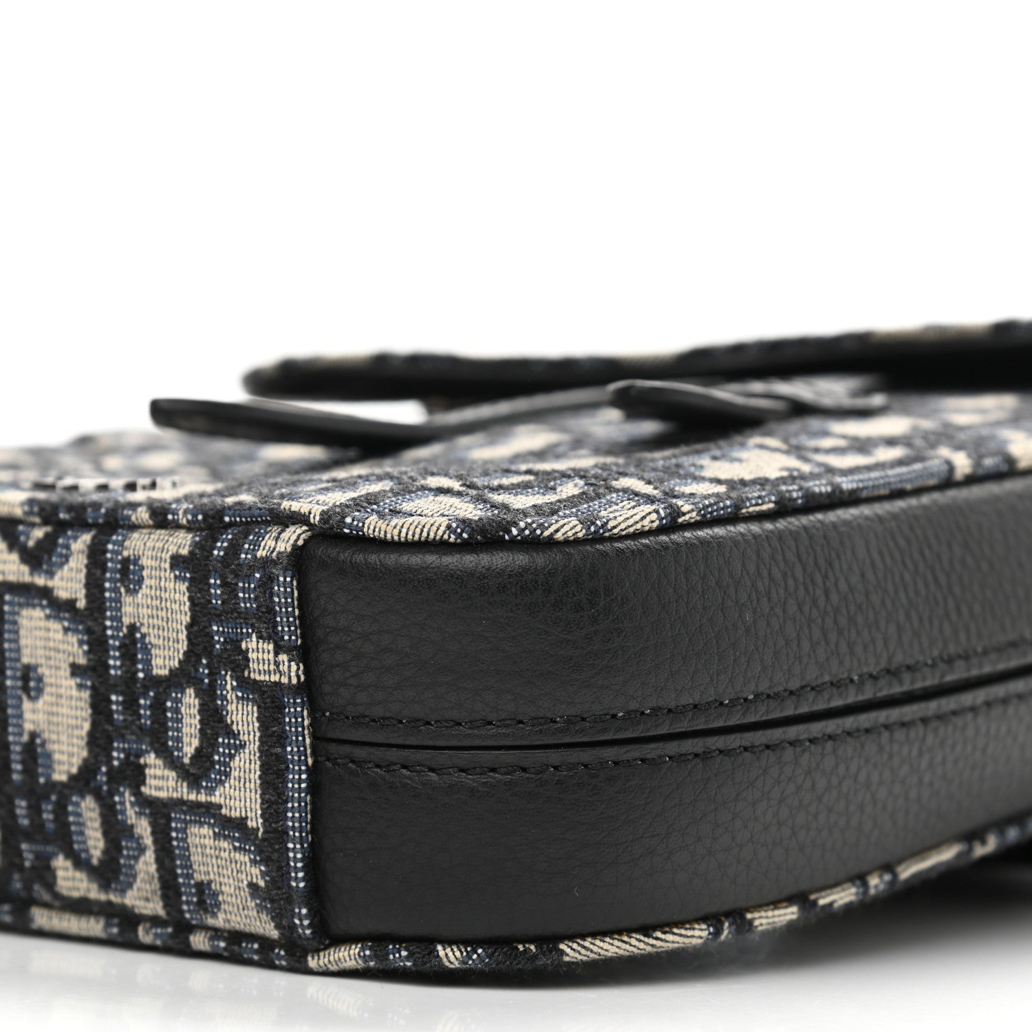 Christian Dior Oblique Saddle Pouch Blue 10 of 10