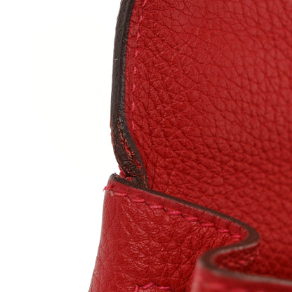 Hermes Togo Kelly Retourne 28 Rouge Casaque 11 of 12