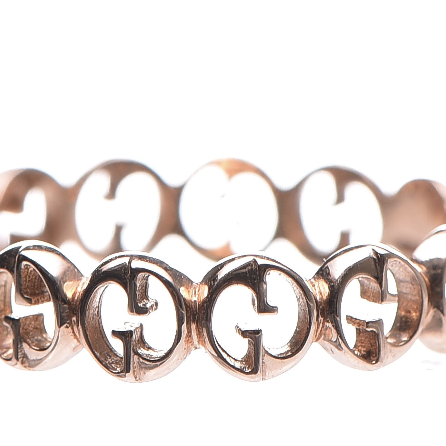 18K Rose Gold 1973 Band Ring 61.5 9.75