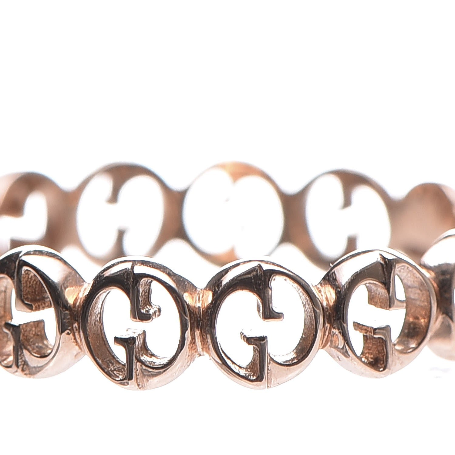 Gucci 18K Rose Gold 1973 Band Ring 61.5 9.75 4 of 4