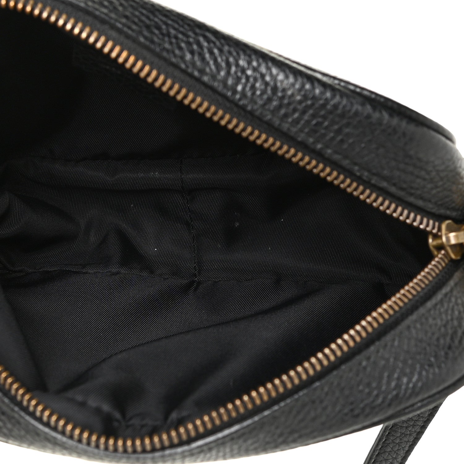 Gucci Pebbled Calfskin Mini Soho Disco Bag Black 4 of 12