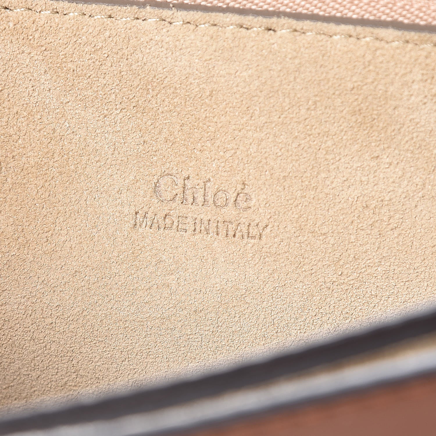 Chloe Suede Calfskin Medium Faye Shoulder Bag Tobacco 7 of 9