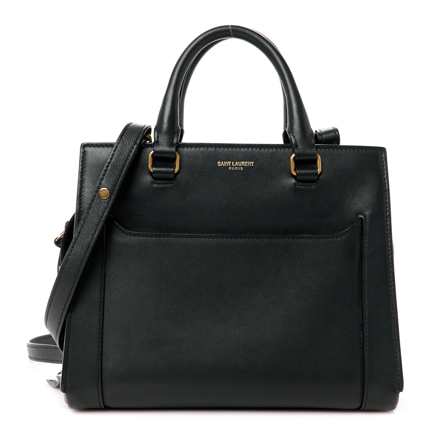 Saint Laurent Smooth Calfskin Small East Side Tote Black 1 of 18