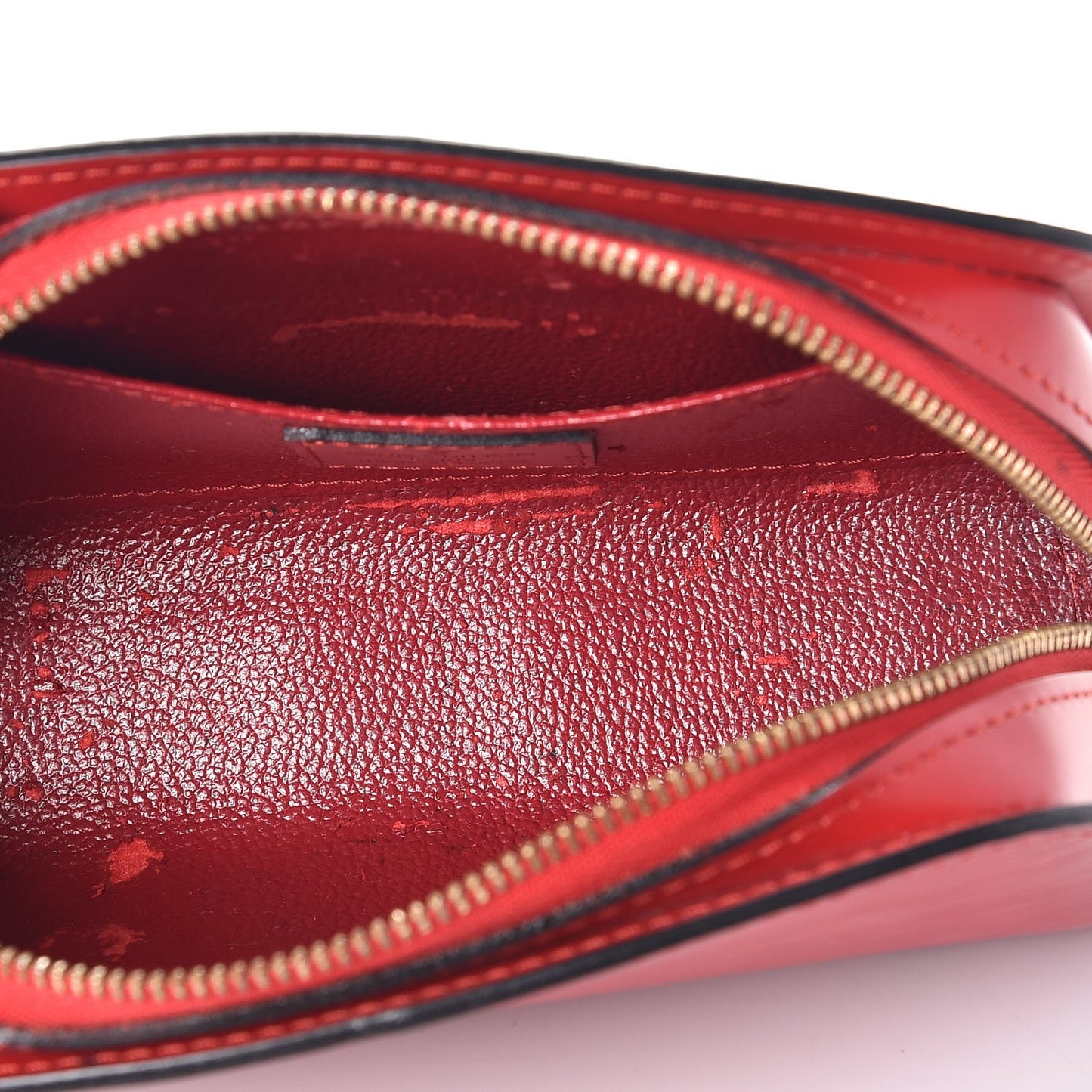 Epi Dauphine 17 Cosmetic Pouch Red