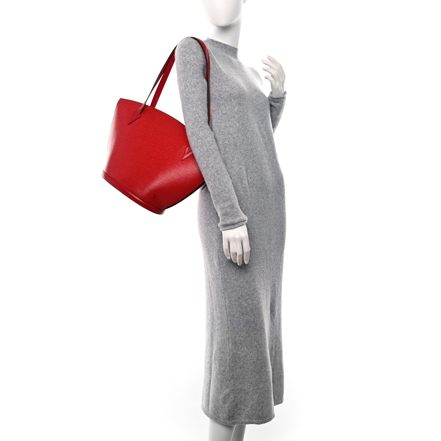 Louis Vuitton Epi Saint Jacques GM Castillan Red 2 of 13