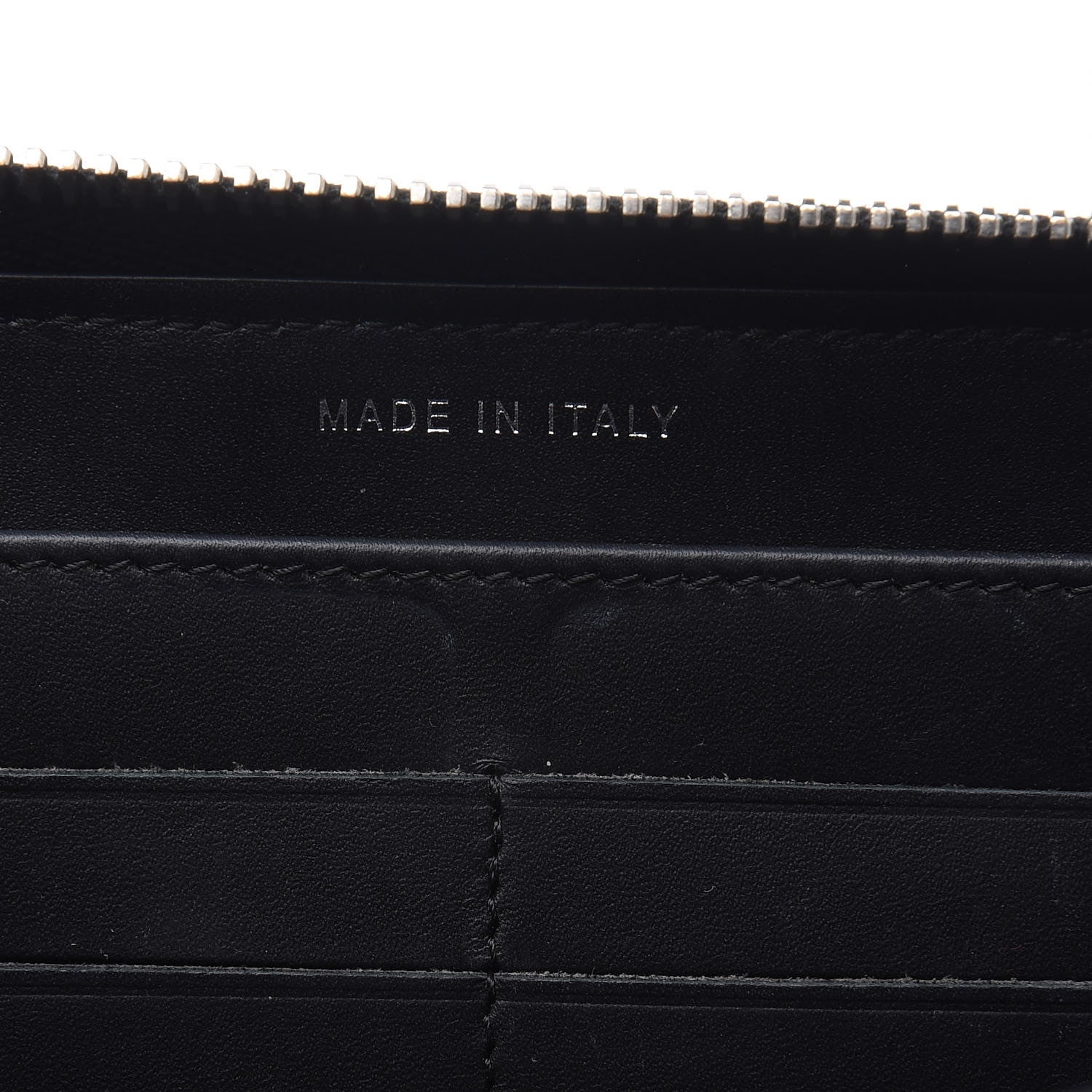 Chanel Patent Chevron Zip Around Wallet Black 10 of 10