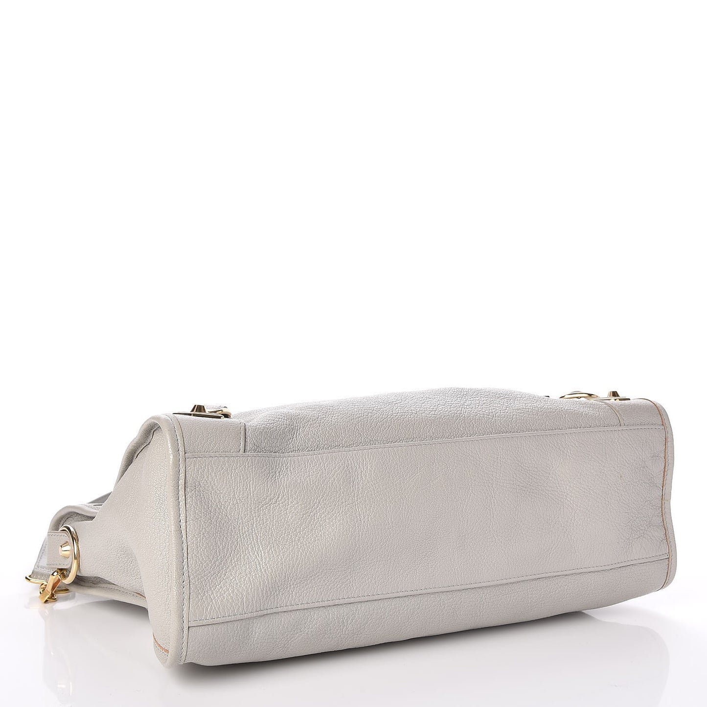 Chevre Gold Metallic Edge Hardware City Gris Glace