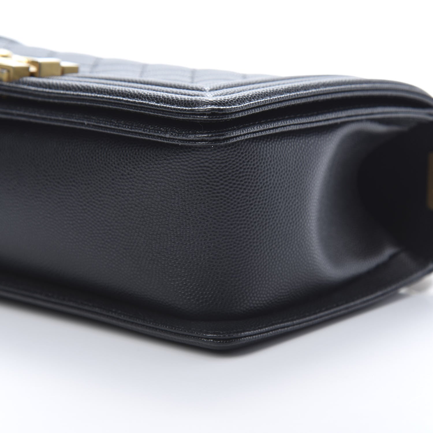 Chanel Caviar Quilted Medium Boy Flap Black 12 of 14