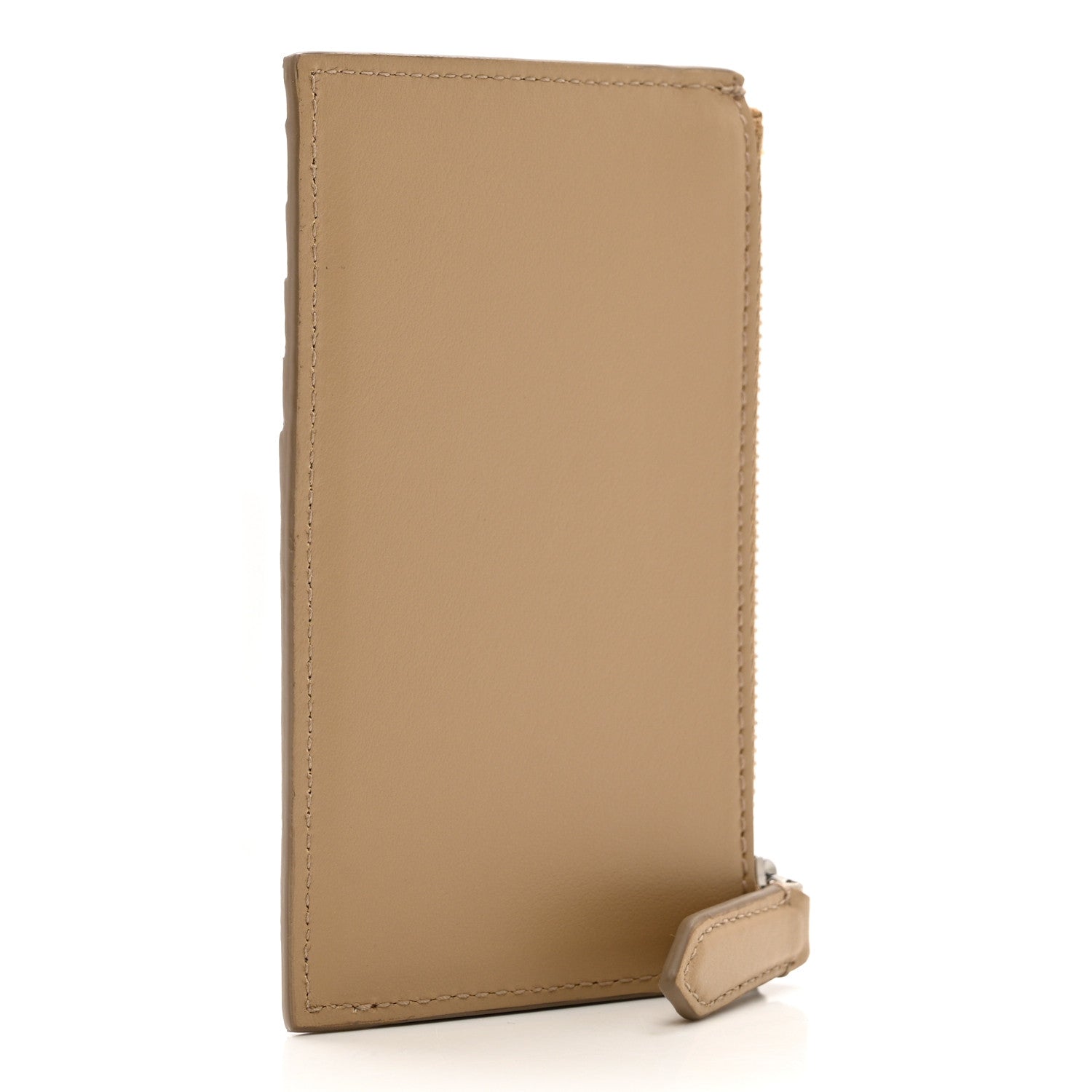 Burberry Calfskin London England Print Logo Card Holder Beige 3 of 6