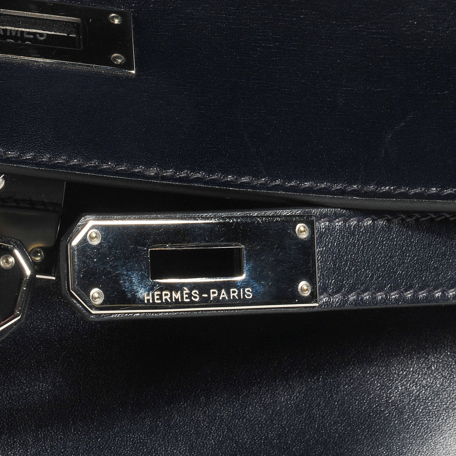 Hermes Box Kelly Retourne 32 Indigo 4 of 28
