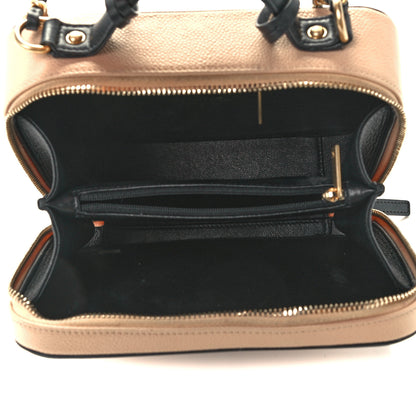 Chanel Caviar Quilted Medium CC Filigree Vanity Case Beige Black 5 of 13