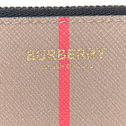 Burberry E-Canvas Calfskin Icon Stripe Zip Coin Case Archive Beige 5 of 6