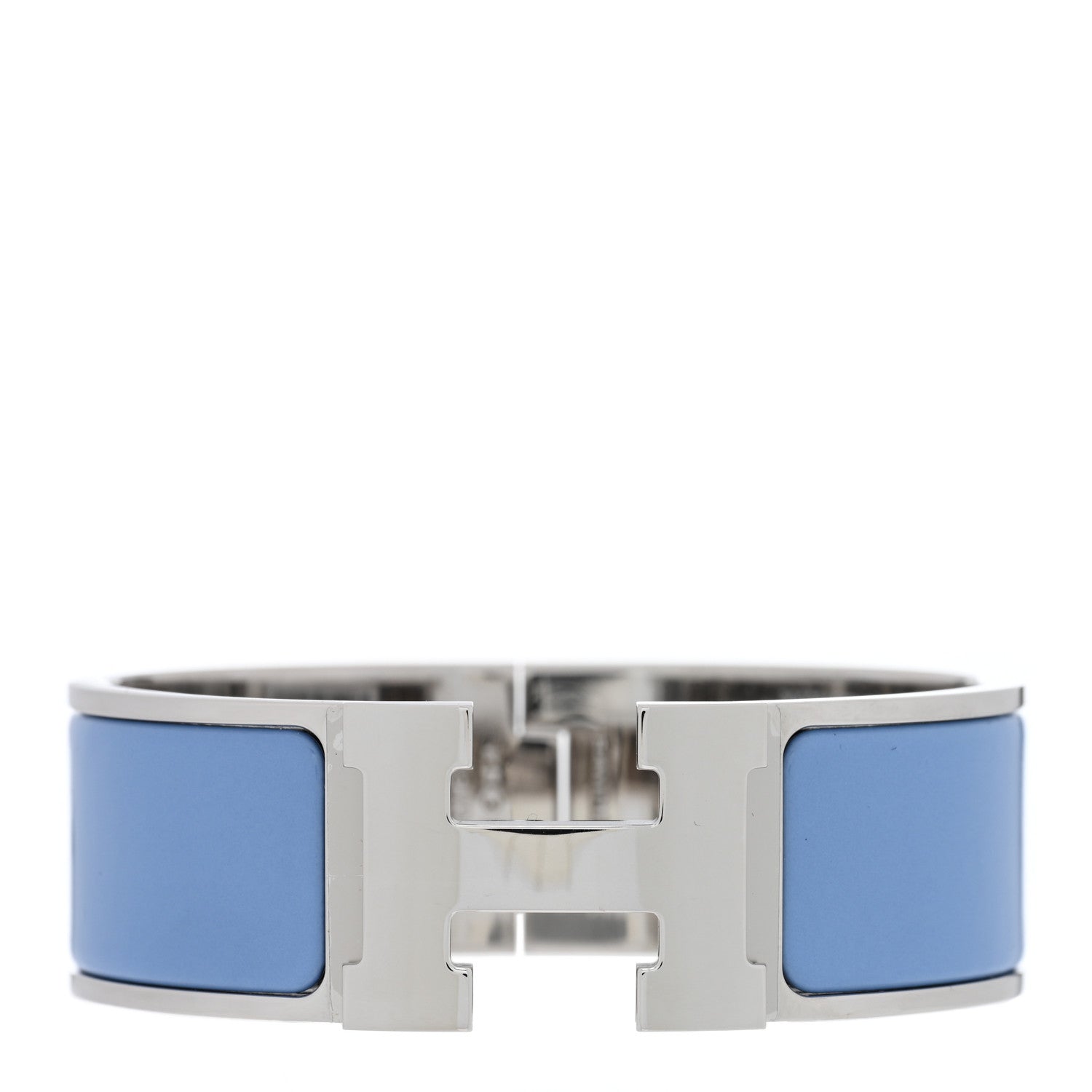Hermes Enamel Wide Clic Clac H Bracelet PM Chardon 1 of 3