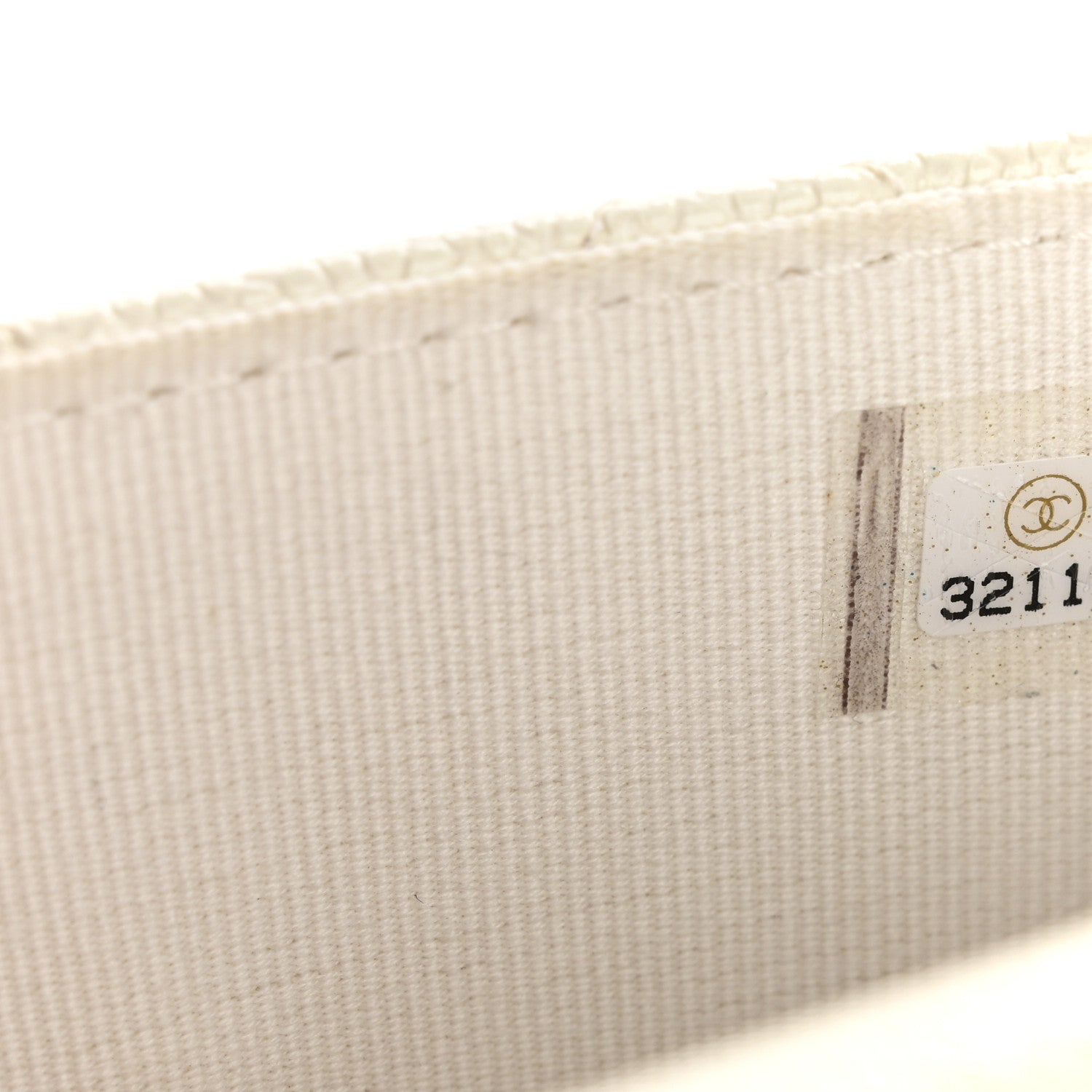 Chanel Shiny Caviar Quilted Chain Melody Card Holder On Chain White 8 of 12