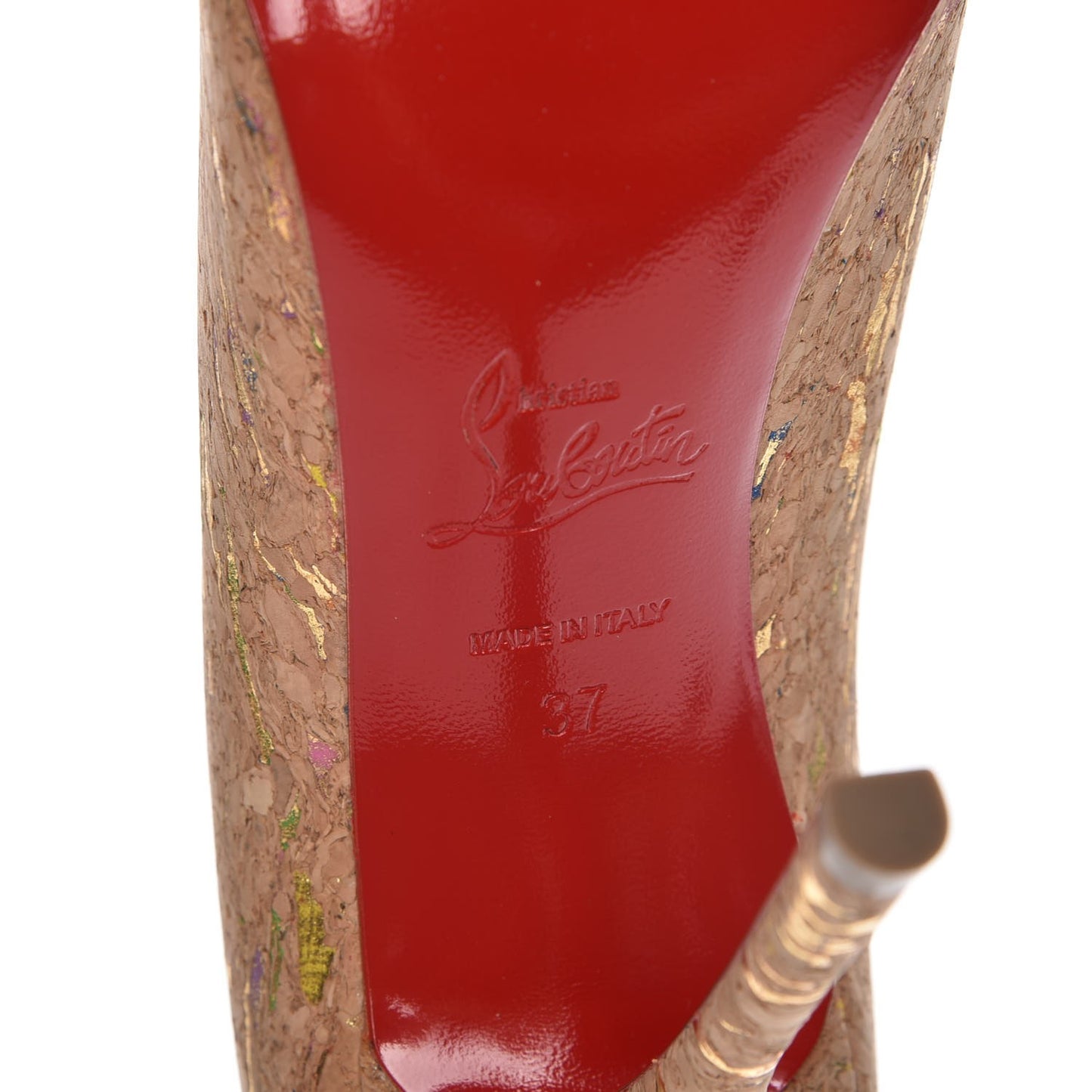 Liege Lame Decoltish 100 Pumps 37 Multicolor