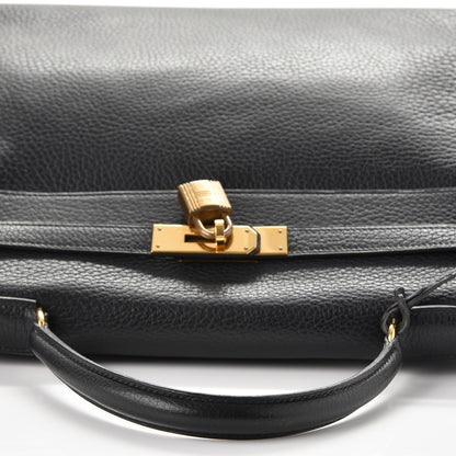 Hermes Taurillon Clemence Kelly Retourne 32 Black 18 of 35
