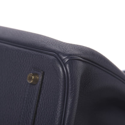 Hermes Togo Birkin 35 Bleu Nuit 37 of 40