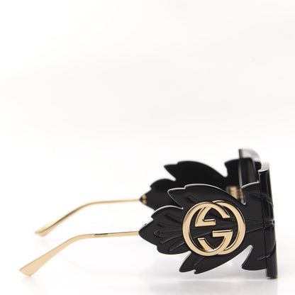 Gucci Acetate Square Frame Wing Sunglasses GG0535S Black 3 of 7