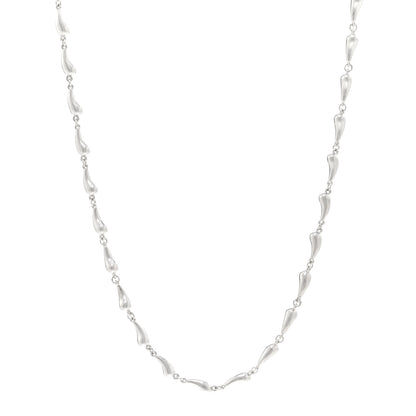 Tiffany Sterling Silver Elsa Peretti Teardrop Pendant Necklace 1 of 4