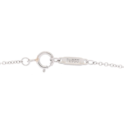 Tiffany Platinum Diamond Aquamarine Paper Flowers Firefly Pendant Necklace 4 of 4