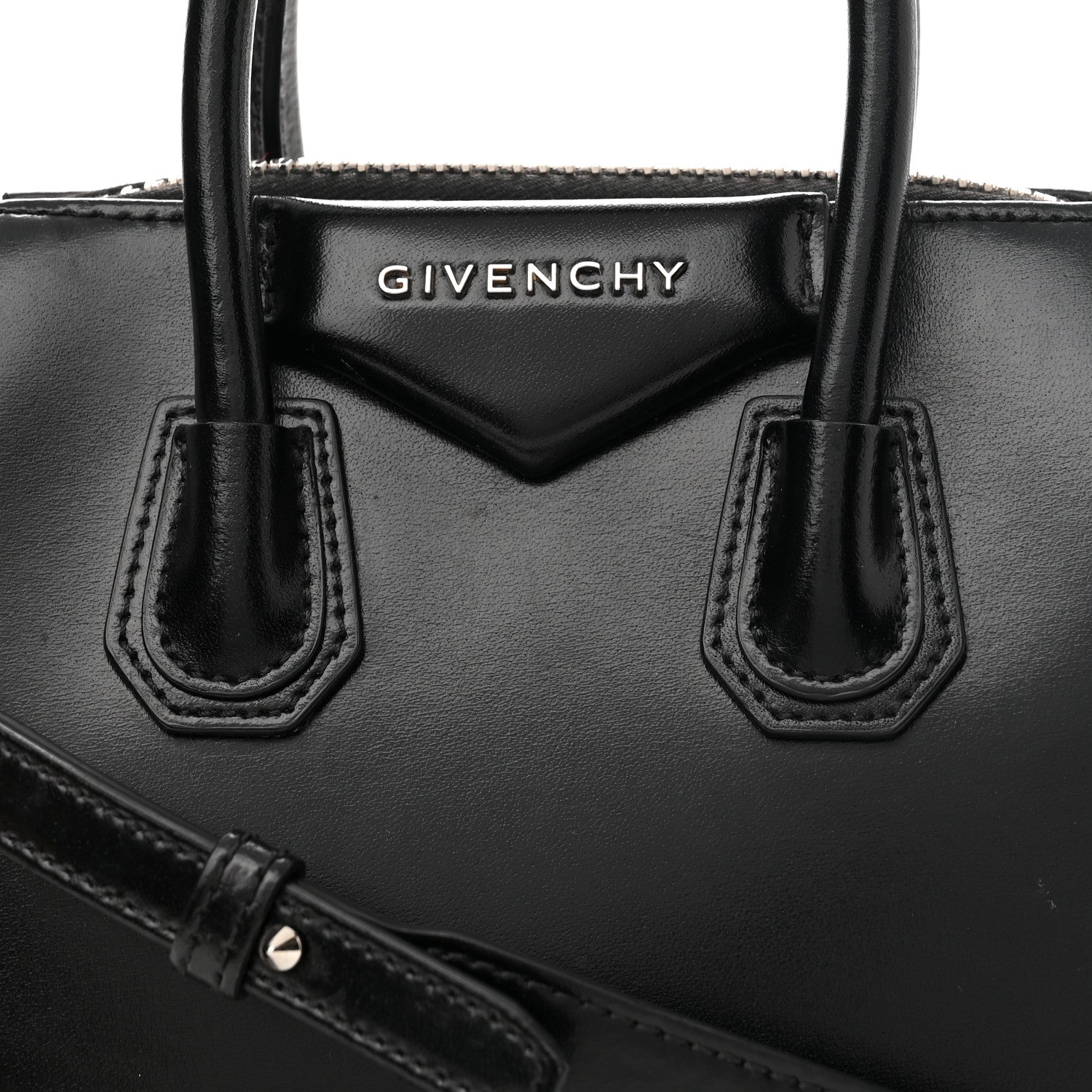 Givenchy Shiny Lord Calfskin Mini Antigona Black 7 of 11