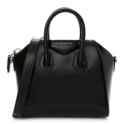 Givenchy Shiny Lord Calfskin Mini Antigona Black 1 of 11
