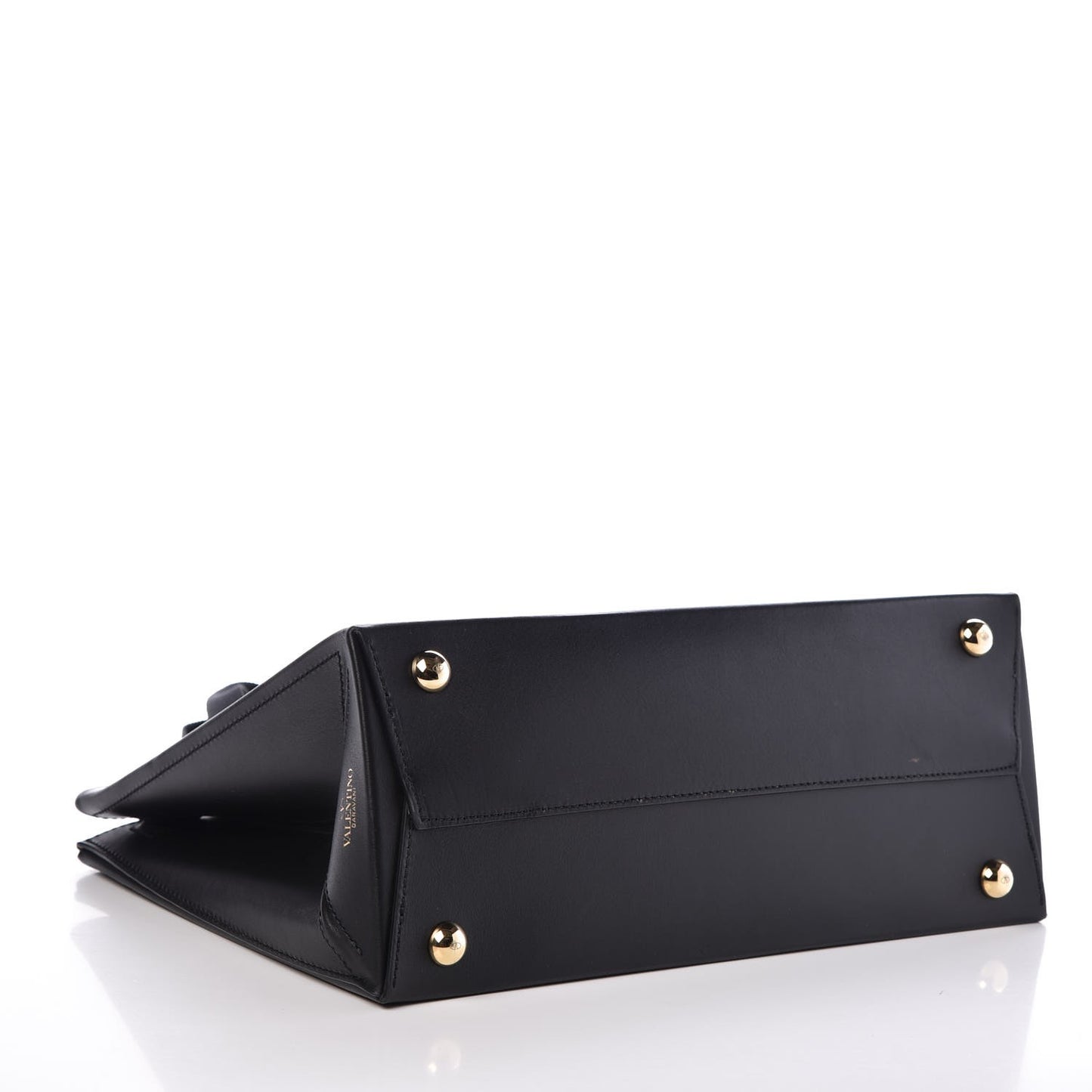 Printed Calfskin VLTN Tote Black