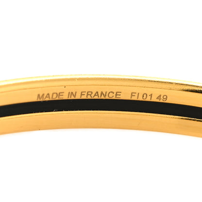 Hermes Enamel Printed Extra Narrow Bracelet 65 Craie 5 of 5