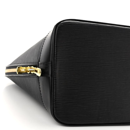 Louis Vuitton LOUIS VUITTON Epi Alma PM Black 8 of 9