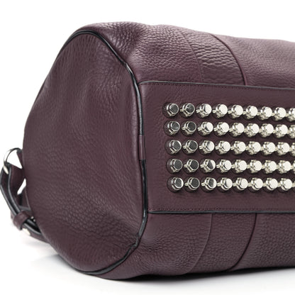 Alexander Wang Soft Pebbled Lambskin Rocco Oxblood Nickel Hardware 7 of 9
