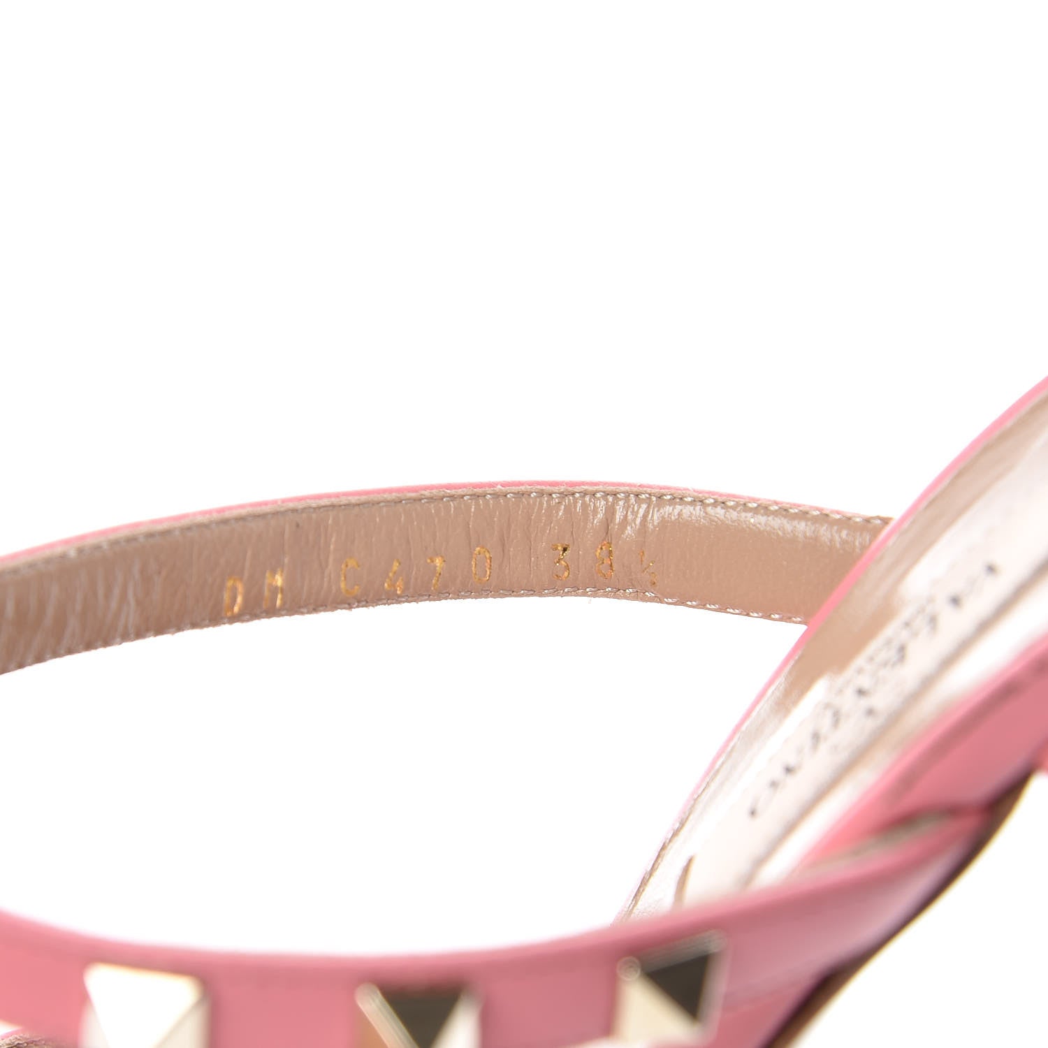 Valentino Garavani Calfskin Rockstud 60mm Caged Slide Sandals 38.5 Paradise Rose 12 of 12
