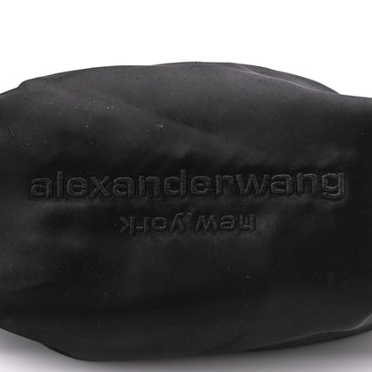 Alexander Wang Satin Mini Scrunchie Bag Black 8 of 11