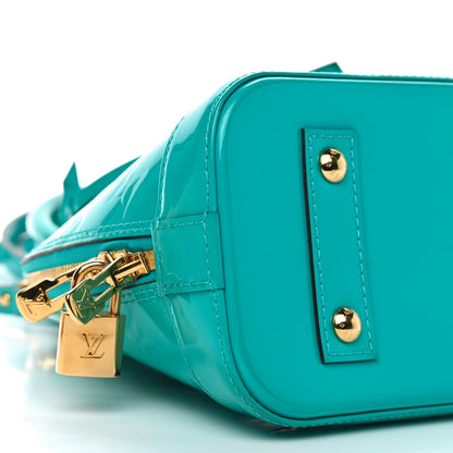 Louis Vuitton Vernis Alma BB Turquoise 6 of 14
