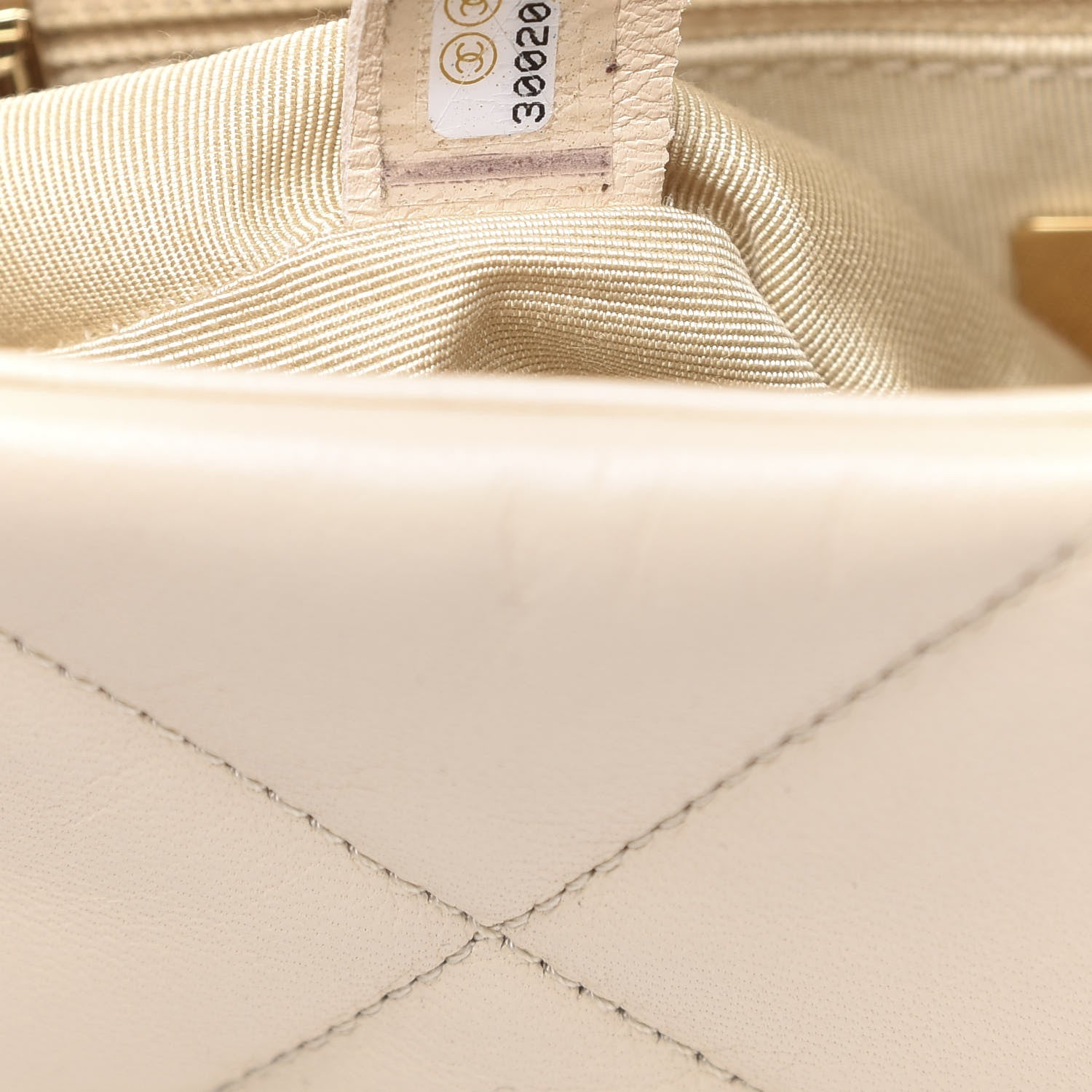 Chanel Goatskin Quilted Medium 19 Flap Beige 7 of 12