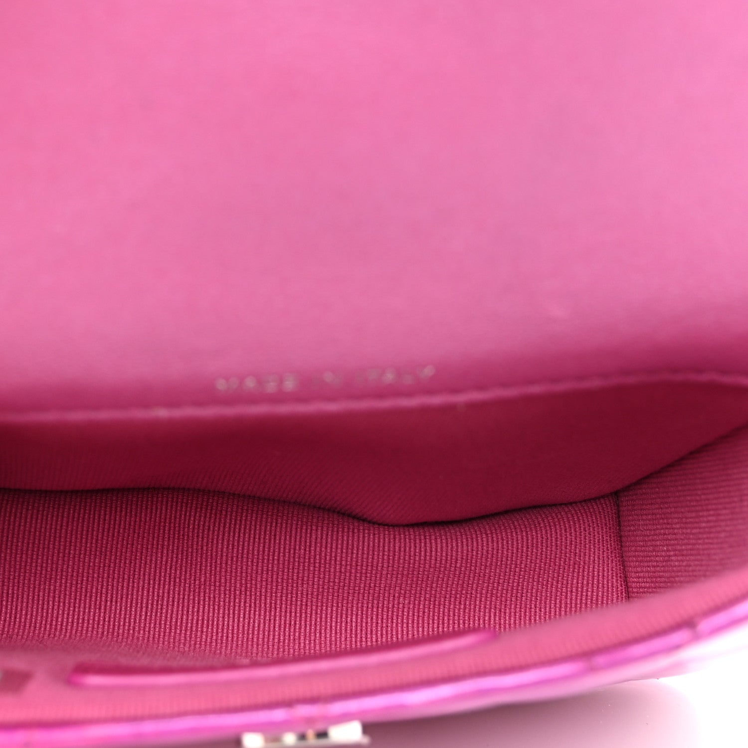 Chanel Patent Lambskin Quilted CC Hook Card Holder Pink 5 of 8