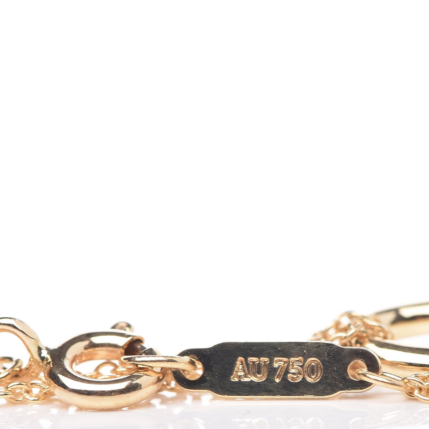 18K Yellow Gold Infinity Bracelet